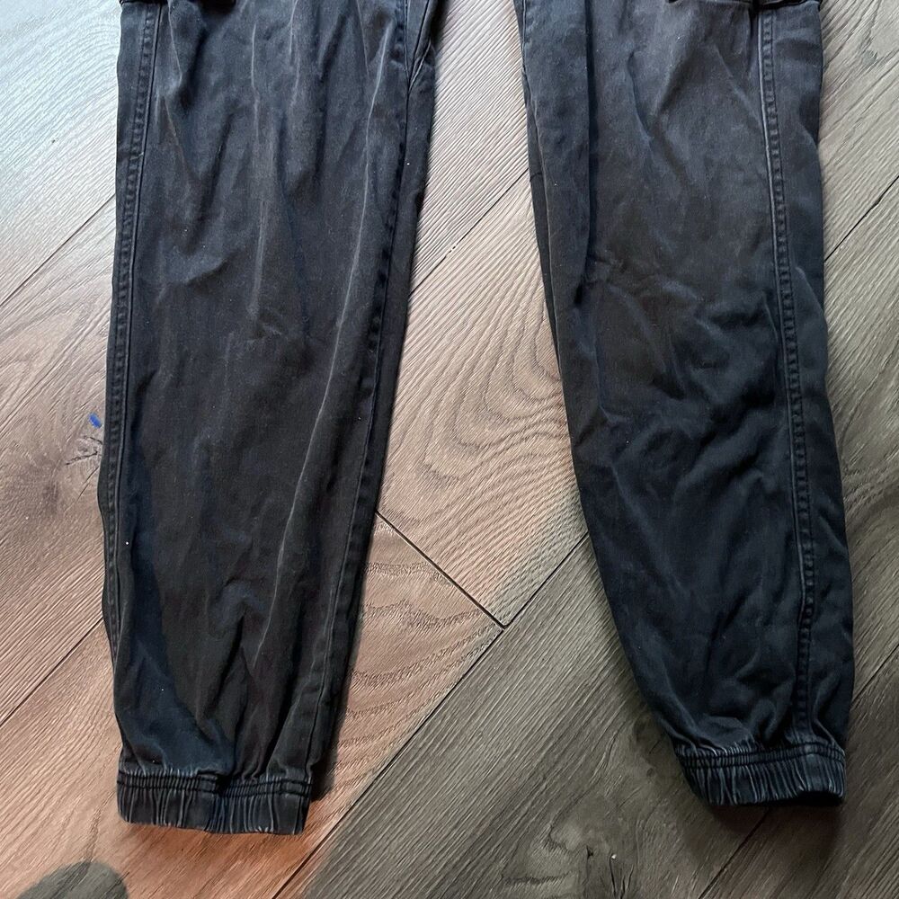 Ecko Unltd Fit Skinny Black Cargo Jogger Pants Drawstring Stretch Men's Size 38 - Picture 2 of 7